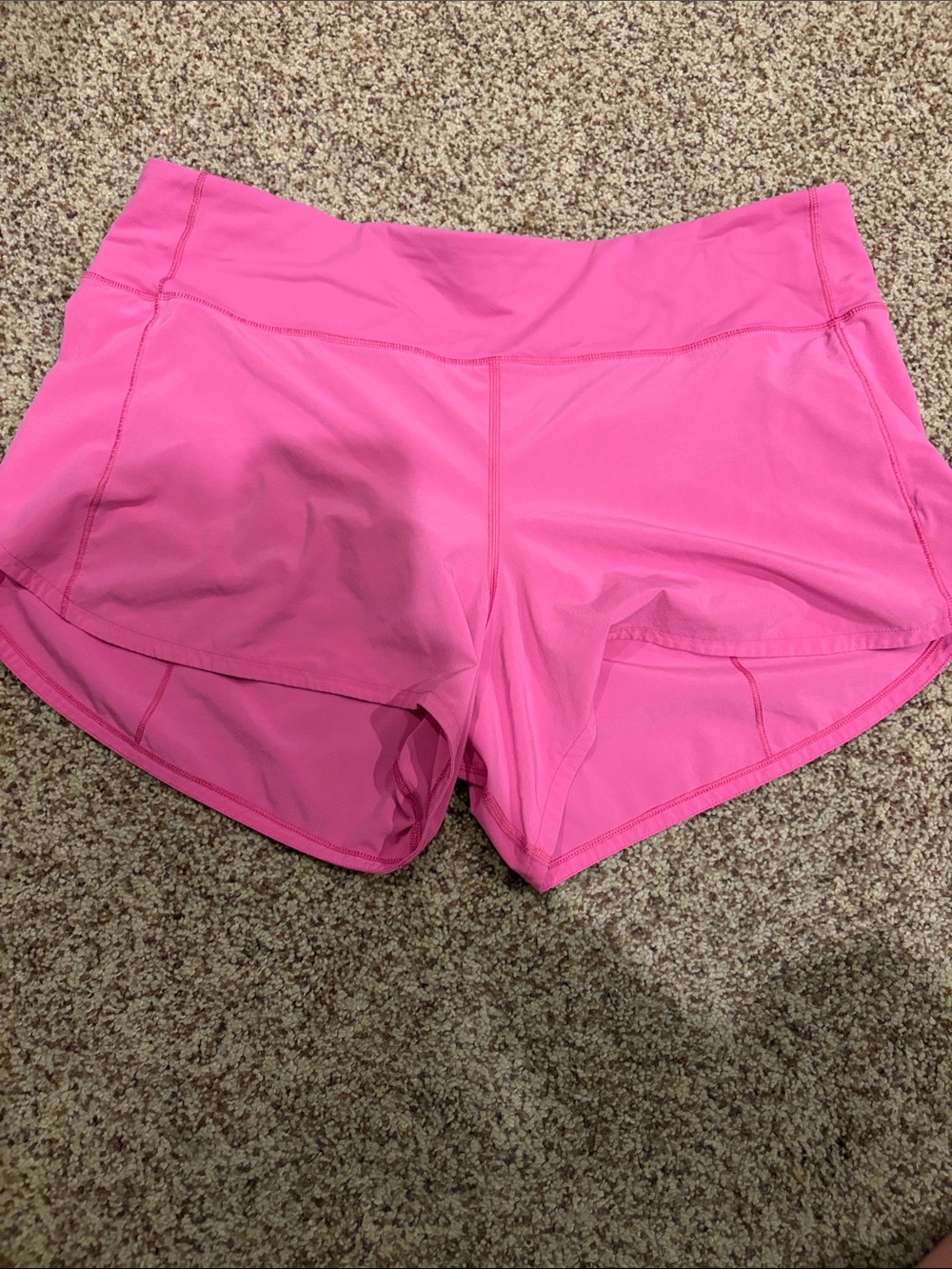 lululemon athletica Hot Pink Run/Workout Shorts